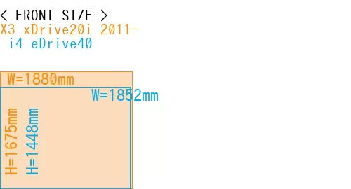 #X3 xDrive20i 2011- +  i4 eDrive40